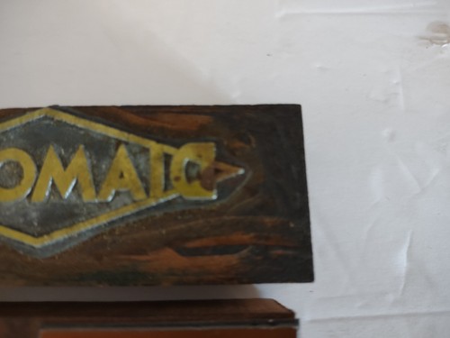 Vtg Lot 3 Diamond Milk Products Letter Press Printing Blocks Wood/Lead ✓ Mark C4 - Picture 9 of 11