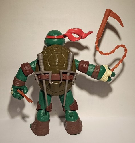 VENDO N°3 PERSONAGGI TARTARUGHE NINJA +ACCESSORI ALTEZZA 12 CM. - Foto 4 di 16