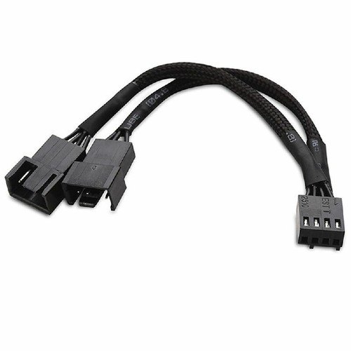 4 Pin PWM To Dual PWM Splitter Adapter Cable F0XQ6 For CPU Case Su Q2G2 - Bild 9 von 11