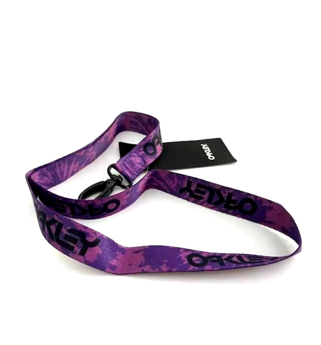 OAKLEY NWT B1B Crazy Wanderlust Lanyard Key Chain ID Document Holder Neck Strap - Picture 28 of 46