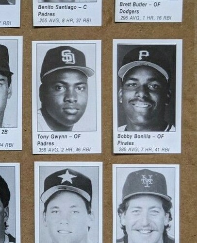 1989 1990 1991 MLB All-Star Game Program Player Cuts - U Pick a player - Picture 30 of 184