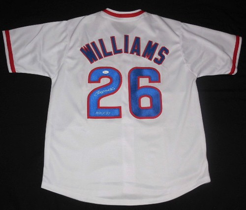BILLY WILLIAMS AUTOGRAPHED JERSEY (CHICAGO CUBS) W/ PROOF - JSA COA! - Picture 1 of 4