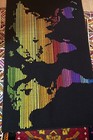 3D Multicoloured World Map Game Rug Mat Elegant Photo Carpet Mat Fay 100x160 Cm