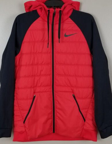 NIKE THERMA WINTERIZED FULL ZIP HOODIE JACKE ROT SCHWARZ AO1440-657 (GRÖSSE MEDIUM) - Bild 2 von 10