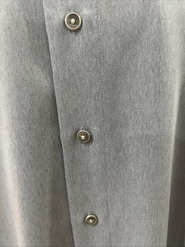 Men’s Grey Shirt Long Sleeve Sz 16  -16.5 By Elliott - Picture 2 of 10