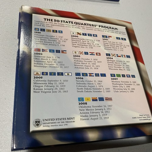 2002 U.S. Mint The 50 State Quarters & Euro Coin Collection 17 Coins Sealed - Picture 5 of 12