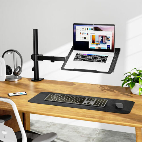 Laptop Mounts with Vented Tray Clamp Mounting for Laptop Notebook Up To 17inch - Zdjęcie 9 z 12