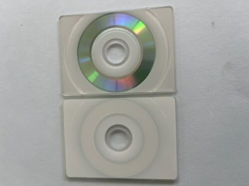 100 RETANGULAR WHITE INKJET PRINT BUSINESS CARD CD-R ,50MB,24X, 2 DAY AIR, JS404 - Picture 1 of 1