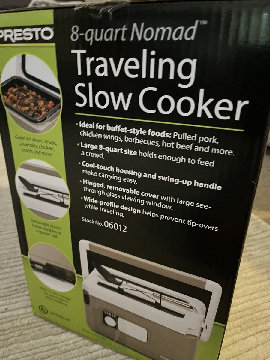 Presto Nomad 8-Quart Traveling Slow Cooker