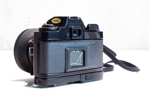 Ricoh KR-30sp Program Camera + Rikenon P50mm Lens with Strap UNTESTED Power Grip - Picture 6 of 6