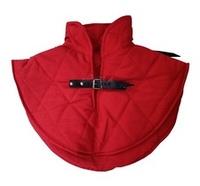 Medieval Thick Padded Arming Cotton Collar Neck Protector Under Armor Red LARP