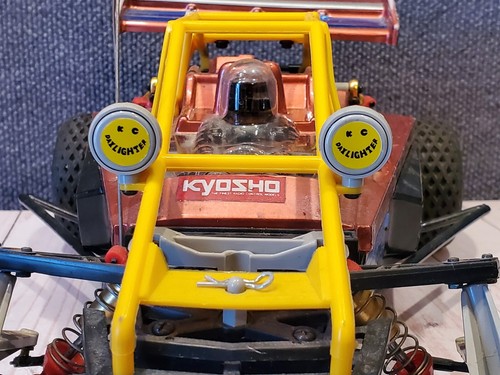 Vtg Kyosho Icarus Off Road Racer R/C Car 1:10 Radio Remote Control Dune Buggy - Picture 12 of 17