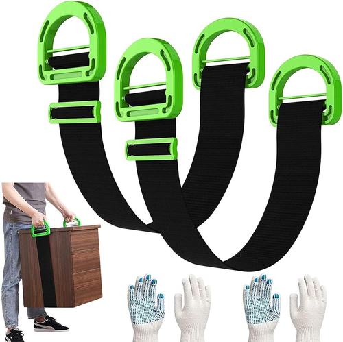 Adjustable Lifting Moving Straps, Furniture Moving Straps Support up to 600Lbs f - Picture 9 of 12
