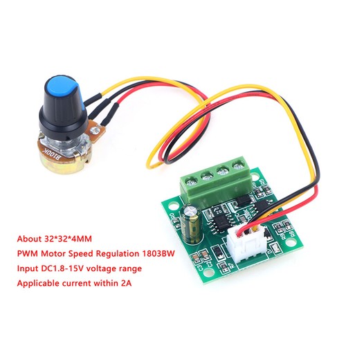 DC Motor Speed Controller PWM 1803BK Control Module Adjustable Driver Board - Picture 7 of 12