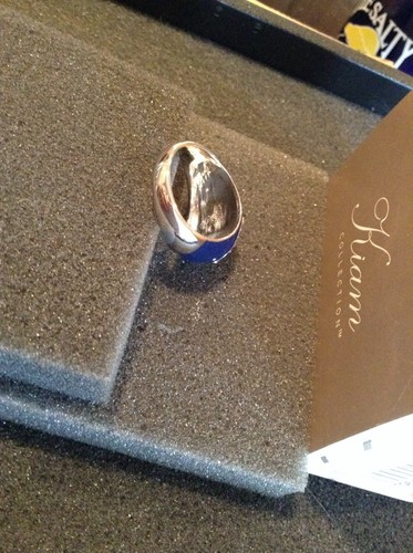 Anello Keynote Collezione Lia Sophia Kiam Misura 8 NUOVO In Scatola Occhio di Tigre - Foto 4 di 7