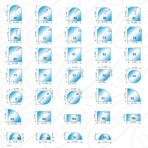 Funkenschutzplatte & Kaminbodenplatte Glas | Kamin & Ofen Sondermaße auf Anfrage - Bild 1 von 41