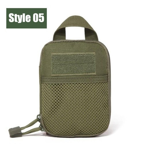 Tactique Molle Sac Taille EDC Sac Médical Sac Accessoires De Chasse Sac Ceinture - Picture 27 of 39