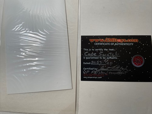 Adventures Of Superman 1950s TV show prop GEORGE REEVES Cape Costume Swatch - Picture 7 of 7