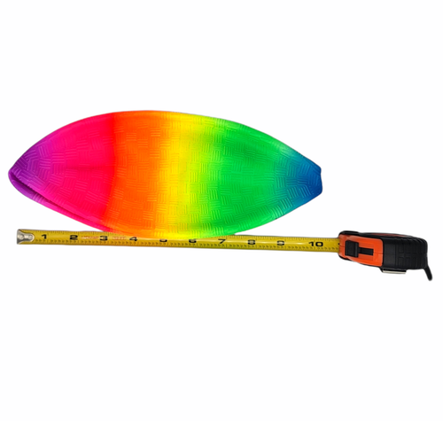  2er Pack Regenbogen Spielplatz Kickbälle (9") weiche Gummi Hüpfbälle Strandbälle (2 Stück) - Bild 3 von 4