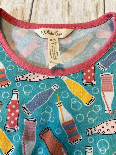 Matilda Jane Wonderment Soda Lightful Dress Pop Print Spring 2020 Size 4 - Bild 2 von 3