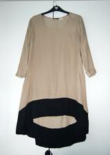 Brown & Black Hi-Low Dress size 12