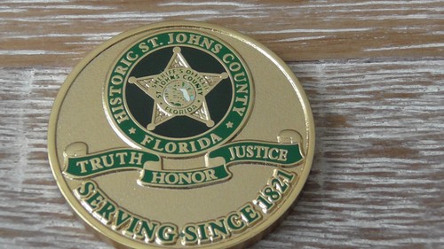 ST Johns County Sheriffs Office Florida Challenge Coin #B300 - Bild 6 von 8