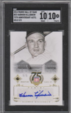 2014 Panini Hall of Fame HARMON KILLEBREW Twins GOLD HOF 5/5 SGC 10 / AUTO 10