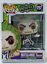 Funko Pop! PLUS Beetlejuice Beetlejuice en lápida #1757 con protector contra estallidos