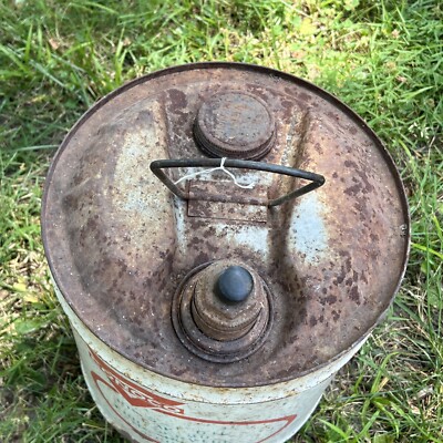 Vintage CONOCO SUPER Heavy Duty Motor Oil 5 Gallon Can EMPTY | eBay
