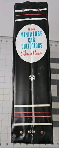 1966 Mattel Miniature Car Collectors 48 Car Show Carry Case #5025 Black Empty - Picture 8 of 18
