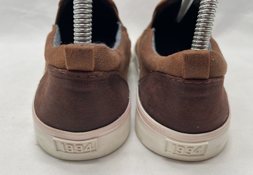 Old Navy Shoes Boys size 5 Slip On Sneakers Cognac Pre-Owned 1994 - Picture 4 of 9