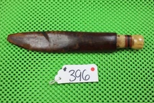 Marbles M.S.A. IDEAL Knife Full Stag 3 Line Small Stamp & Tube Sheath Ref#396