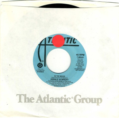 GERALD ALBRIGHT In The Mood (1988 U.S Double Side A Promo 7inch) - Bild 1 von 5