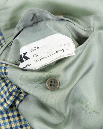 Kiton Gingham Cashmere 3-roll-2 Blazer Jacket, US 38R, EU 48 - Picture 9 of 9