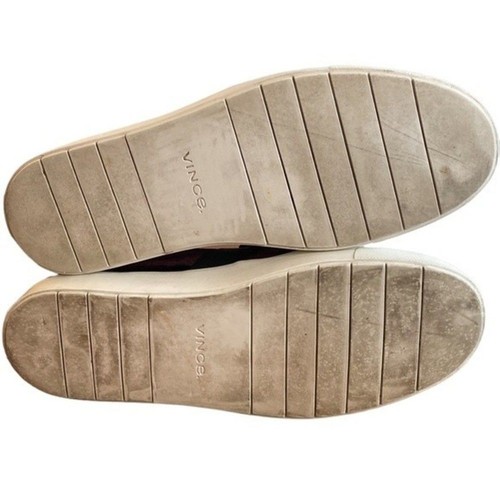 VINCE Blair Velvet Burgundy Slip on Sneakers - Size 8.5 - Picture 11 of 11