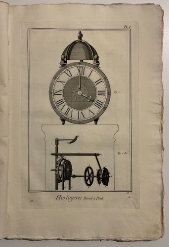 HORLOGERIE DIDEROT E D’ELAMBERT 63 TAVOLE OROLOGERIA E ATTREZZI DI LAVORO - Picture 1 of 12