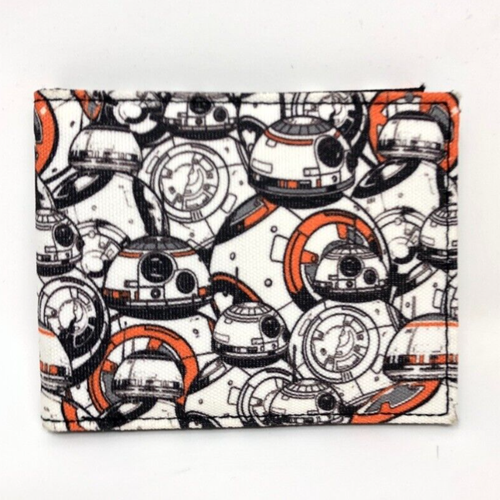 STAR WARS BB8 Bifold Fabric Wallet Droid Collage - Excellent Used Condition - Picture 1 of 13