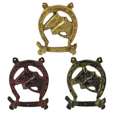 Coat hook coat hook horseshoe brass