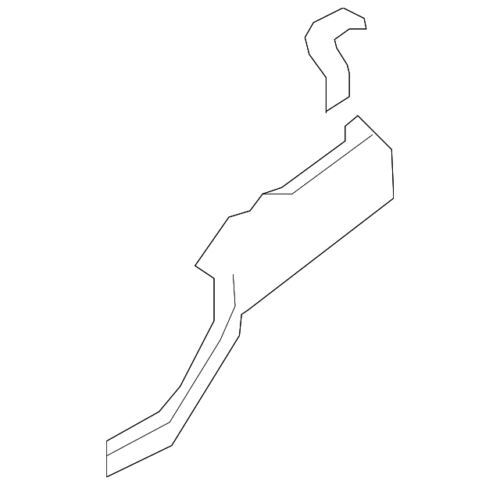 Juego de extensión del guardabarros delantero derecho para (N/P 04674SNA000ZZ)