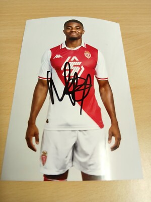 Signiertes Foto Myron Boadu AS Monaco NEU (2)