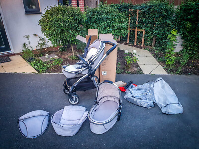 EGG 2in1 Pram Travel System Platinum Extras Excellent condition eBay