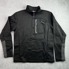 The North Face Mens Fleece Jacket Black Waist...