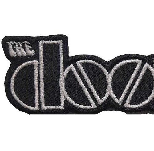 THE DOORS Iron-On Woven Patch: LOGO : black Official Licenced Merchandise gift - Picture 2 of 8