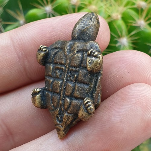 ✅Thai Amulett Mächtige Magische Schildkröte Phra LP. Ngern Wealth Talisman Holy Fetish FS - Bild 17 von 19