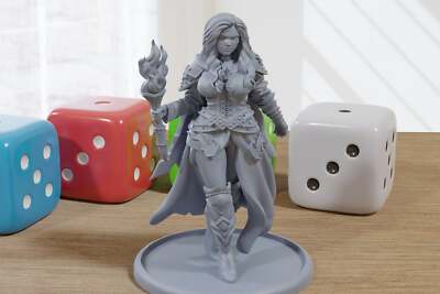 Sonya - 3D Printed Minifigure - Proxy Minis for DnD, Baldurs Gate, Tabletop Fant