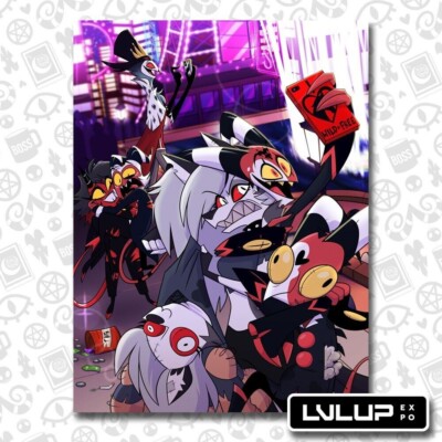 Official Helluva Boss LVL UP Expo Exclusive Las Vegas Strip Selfie Poster 18x24