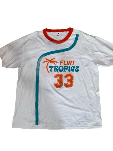 Semi-Pro Flint Tropics Jackie Moon #33 Jersey T-Shirt Movie Adult Size 3XL