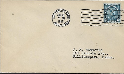 USA 1932, FIRST DAY COVER, LOT # 18, MYRON'S DISCOBOLUS  - Picture 1 of 2