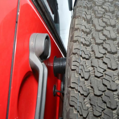 Spare Tire Carrier Bumper Set Rubber Bump Stop for Jeep Wrangler JK JL 2 PCS - Picture 7 of 7