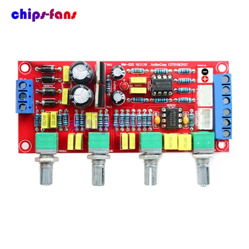 NE5532 Preamplificatore potenziometro scheda di controllo volume modulo amplificatore di potenza - Foto 13 di 13